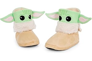 Star Wars: The Mandalorian Grogu Yoda Slippers for Adults
