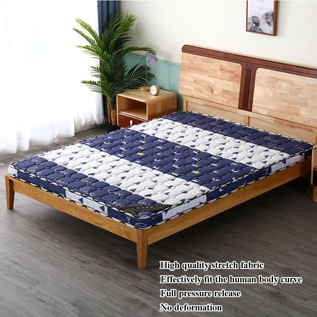 MUUEGM Materasso Pieghevole In Memory Foam 10cm – Singolo A Tre Pieghe Con Fodera Lavabile Per Viaggi E Ospiti