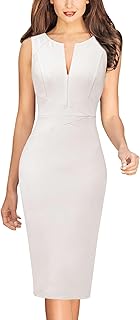 Womens Elegant Slim Front Zipper up Work Business Office Party Sheath Dress - Buy now
