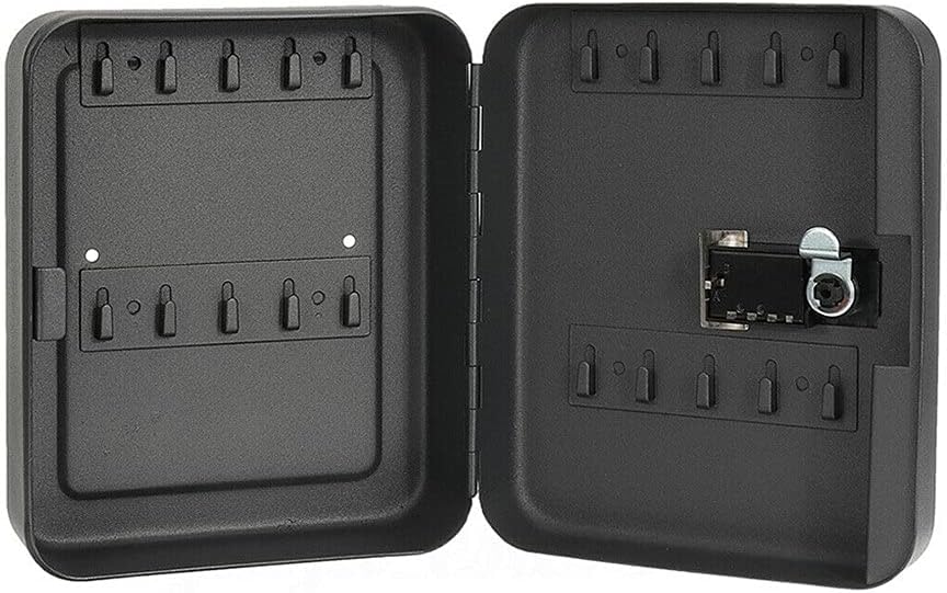 JSEIAJB Home Combination Lock Password Resettable Code Storage Cabinet Key Safe Box Car Indoor Outdoor Organizer Wall Mounted Metal