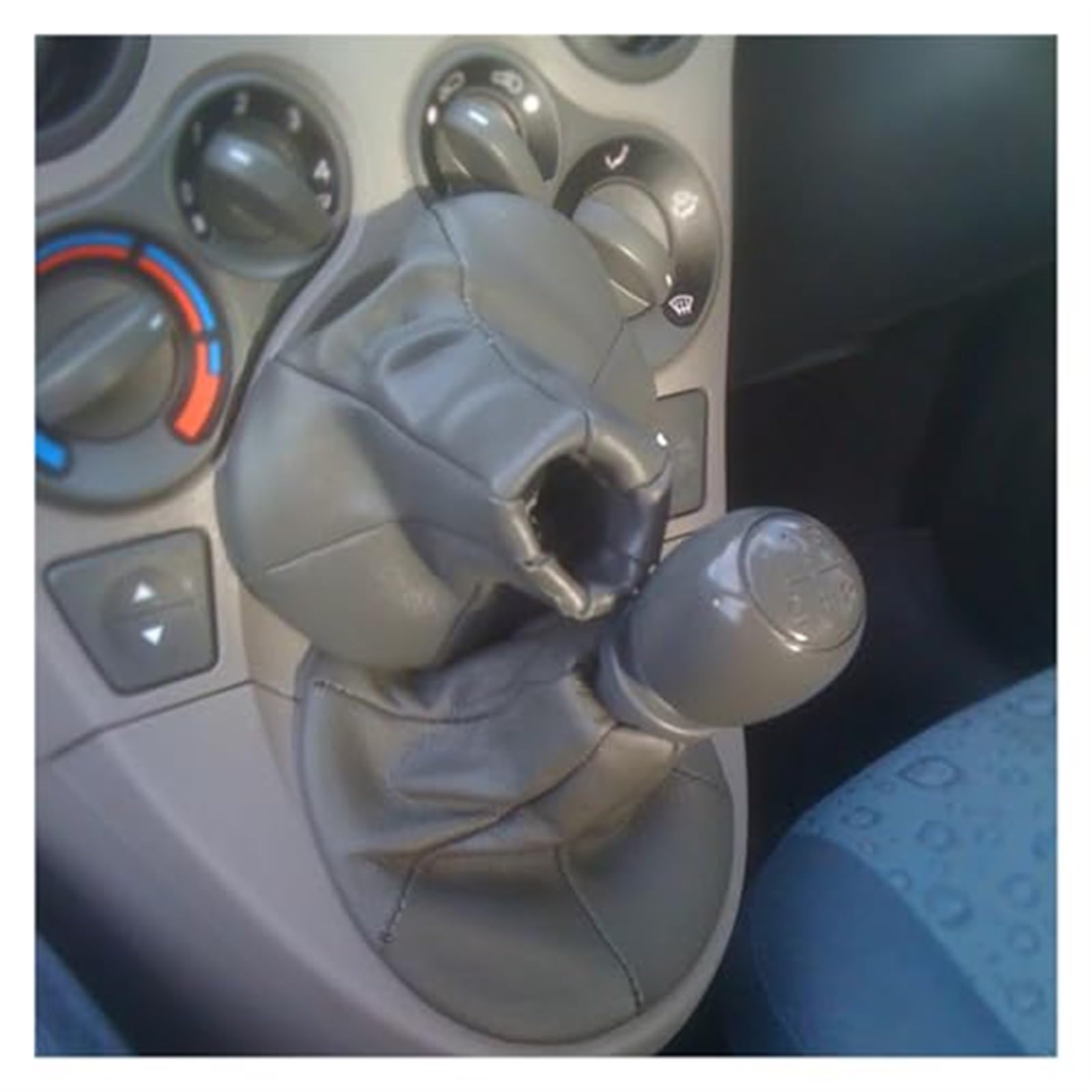 5-biegowa osłona gałki zmiany biegów do samochodu, dla Fiat, 500 500c 2007-2013 dla Panda 2003-2012 dźwignia Gaitor Boot Dust Gałka dźwigni zmiany biegów(BLACK Gear knob gaiter)