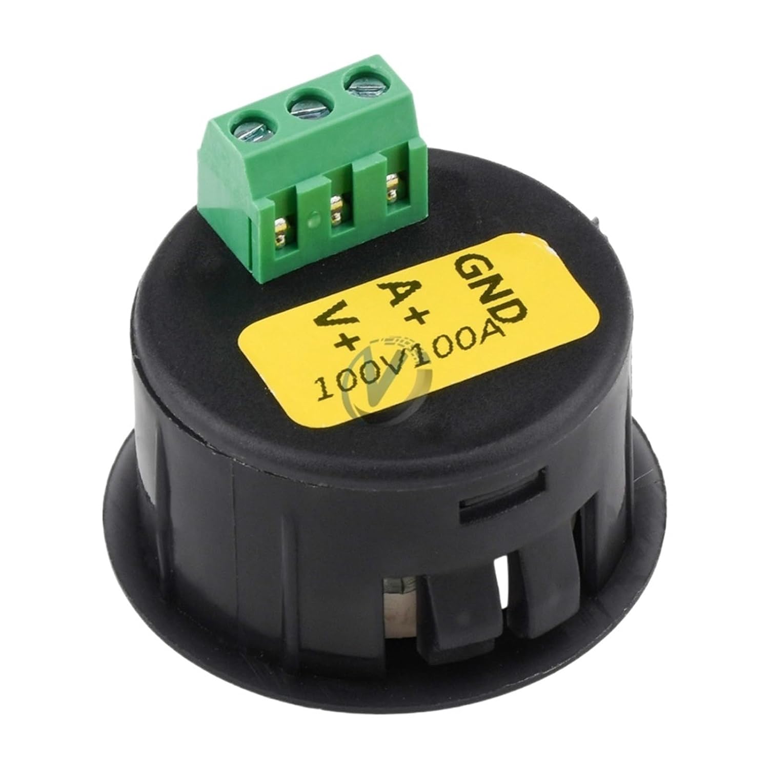 DC5-100V 1A/10A/50A/100A Digital Voltmeter Ammeter LED Dual Display Circular Voltage Current Meter Voltage Detector Tester(Blue blue 100A)