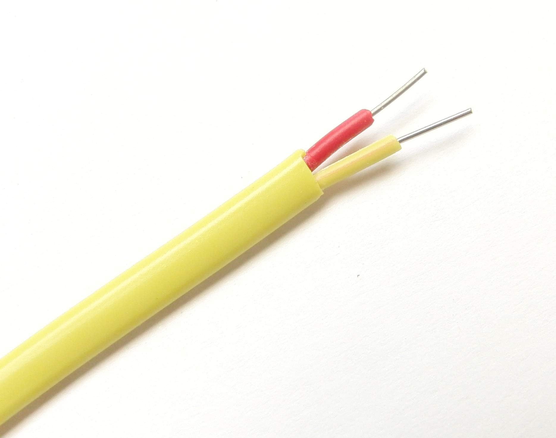 K-Type Thermocouple Wire AWG 24 Solid Type K with PVC Insulation - 10 Yard roll