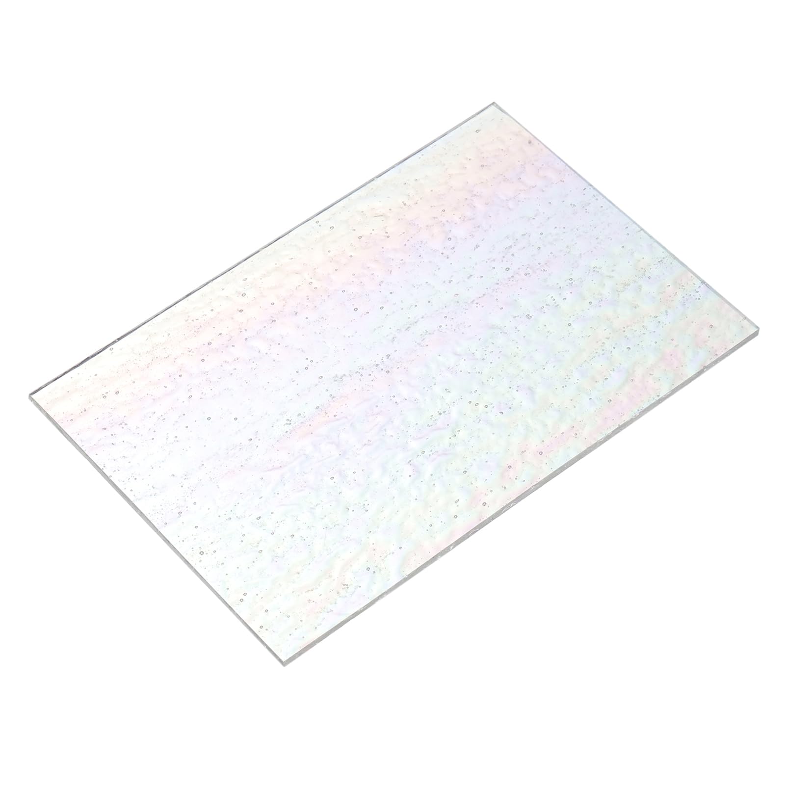sourcing map Stained Glass Sheet Mosaic Tile 5.9 Inch x 3.9 Inch Transparent Color Stained Glass Sheets for Crafts DIY, Art Project