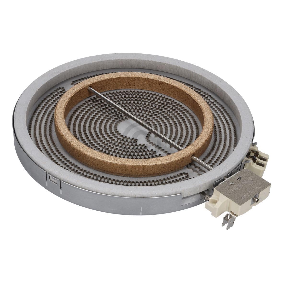 Zweikreis Strahlheizkörper 2000/1000 Watt 230mm für Glaskeramikkochfelder kompatibel mti EGO 10.51216.412 Zweikreis-HiLight-Heizkörper kompatibel mit Miele 4342391