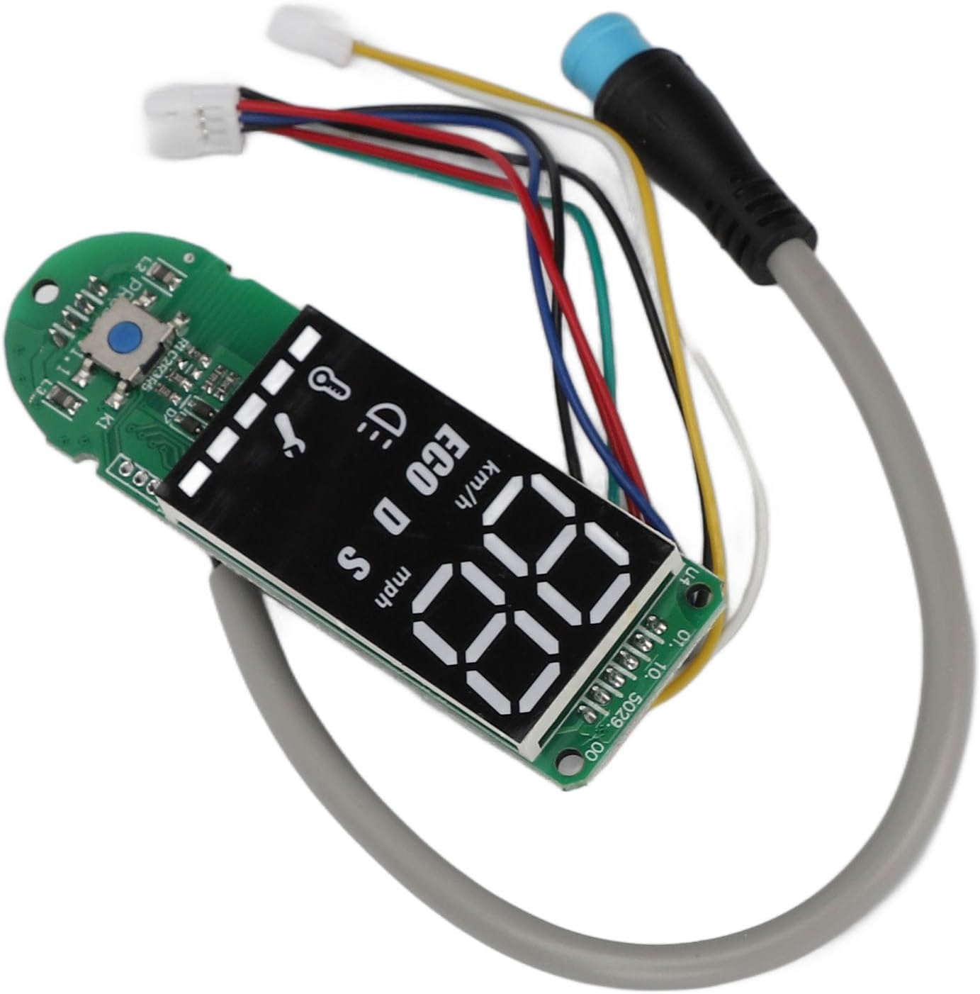 Universal Electric Scooter Dashboard Cover Replacement Circuit Board with Imminent Data Panel, ABS Material, Fit for Various, Installation