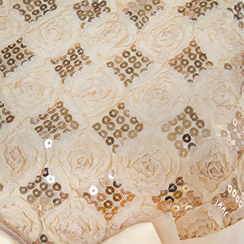 Sunny Fashion Girls Dress Purple Flower White Tulle Pleated Wedding Party4