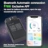 OBD2 Bluetooth Diagnostic Scanner Code Reader for iOS iPhone Android Windows Car Diagnostic Device OBD ODB2 Adapter for OBDII Protocol Vehicles