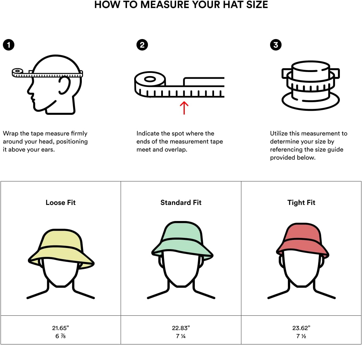 HDE Bucket Hat Unisex Print and Solid Beach Sun Hats Outdoor Packable Headwear - Image 3