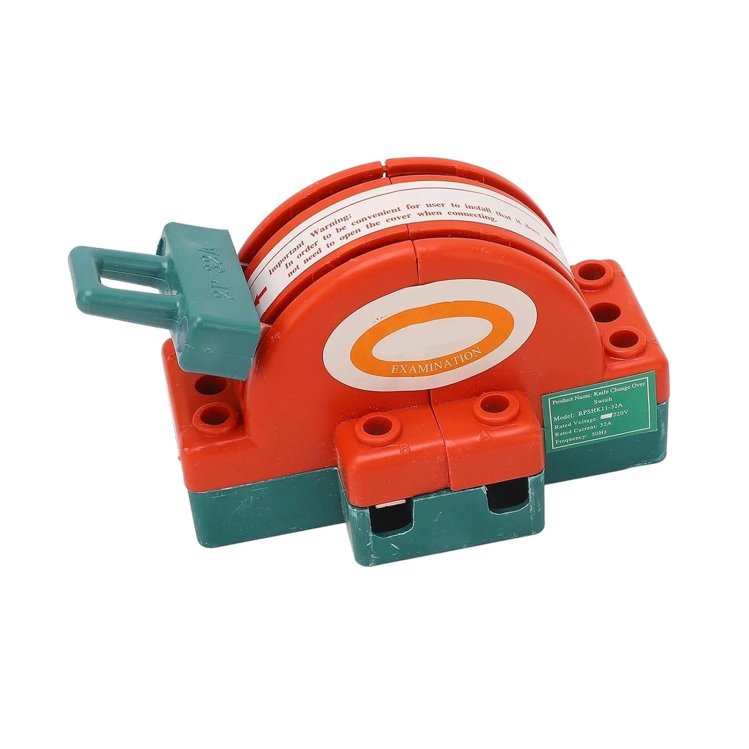 DPDT Disconnect Power Reverse Change Over 2 Pole Double Throw AC220V 32A Power Disconnect Double Throw