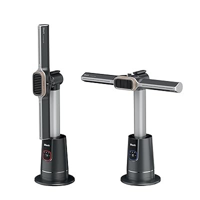 Shark TurboBlade Cool + Heat - 2-in-1 Customizable Tower Fan + Heater for year-round use, bladeless, Oscillates up to 180°, Powerful Cooling + Rapid Room Heating, Remote Control, Charcoal, TH202