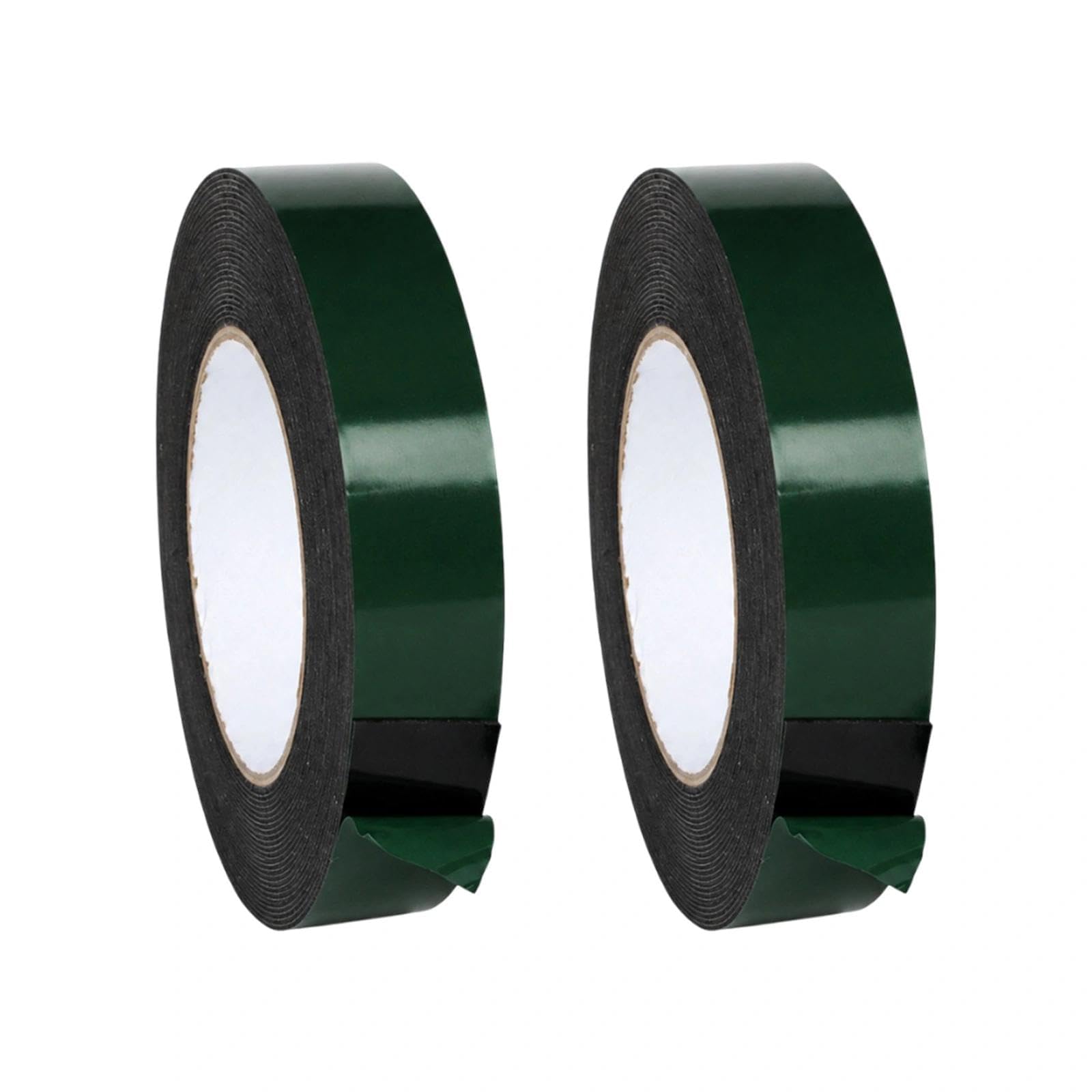 RSYHVG Double Sided Foam Tape, 2 Rolls 10m x 10mm Black Sponge Mounting Tape, Waterproof Adhesive Tape for Car Trims, Number Plates, LED Strips, Home Decoration (Green Packaging) About this item Compl