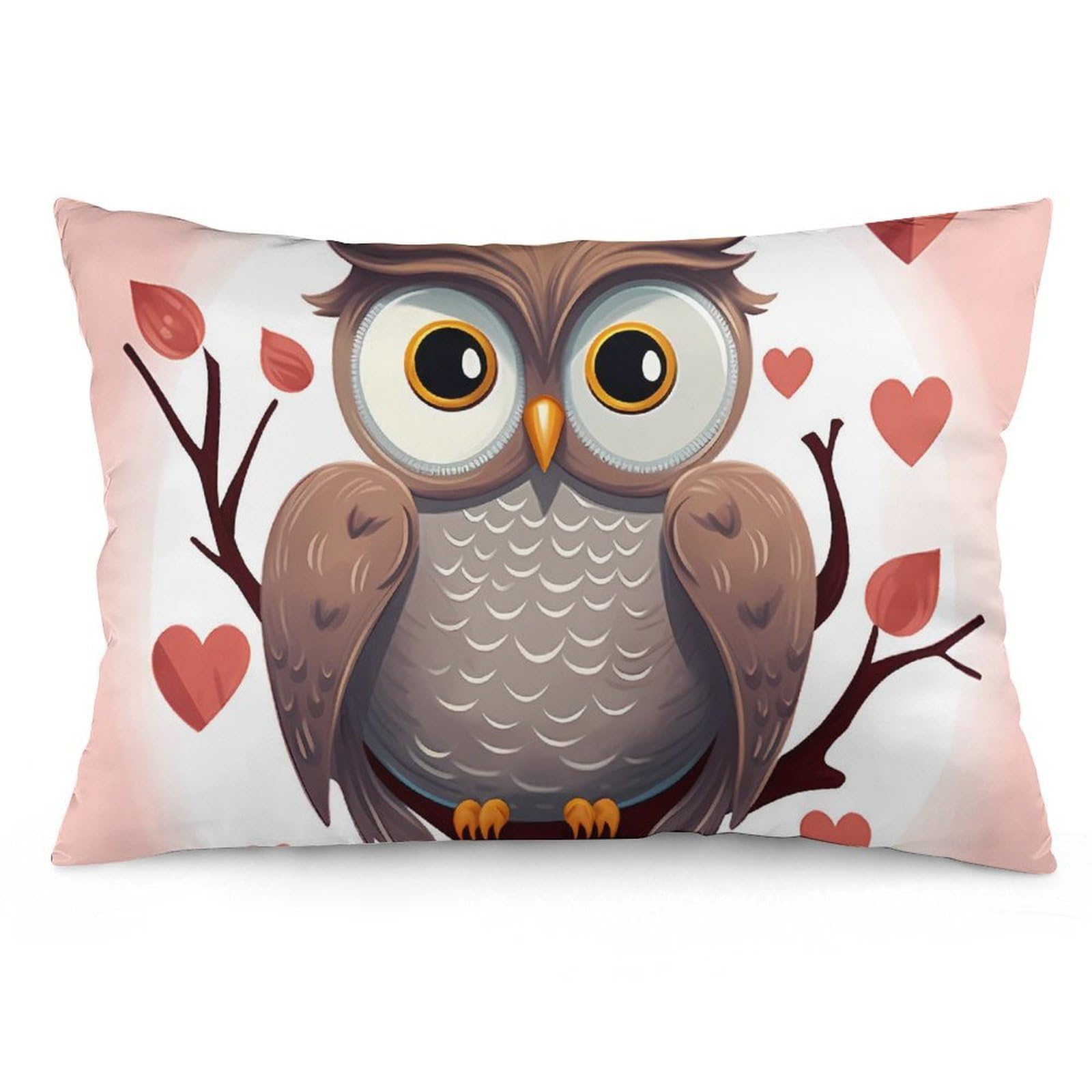 NTVOWPZO 2 Pack Decoration Throw Pillow Covers 12 "x20 Pillowcases Covers Owl Lover1 Pillowcases Modern Farmhouse Home Decor Sofa Cushions Covers for Couch Bed Living Room
