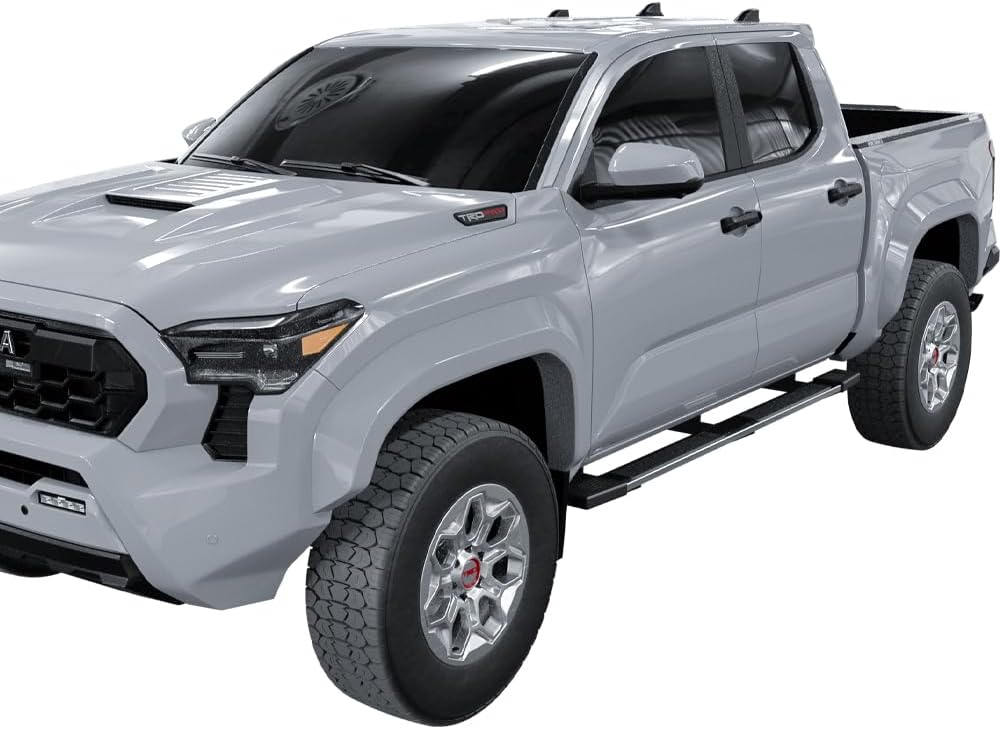 VANGUARD 6 Inches Running Boards Compatible with 2024-2025 Toyota Tacoma | Double Cab | T304 Stainless Steel CB3 Running Boards