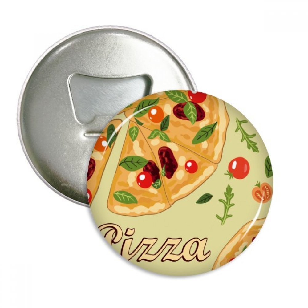 Aimant frigo avec ouvre-bouteille Pizza Italie pour vos apéritifs