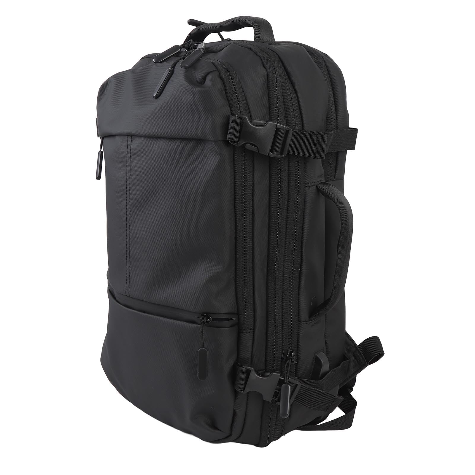 HEEPDD Torba Podróżna Możliwość Rozbudowy Bagaż Podręczny Kobiety Mężczyźni, Od 36 L do 55 L Przeciwdeszczowy Plecak Podróżny Port USB na Laptopa 17,3 Cala Pasek Samolotowy Podróż Służbowa Niezbędne