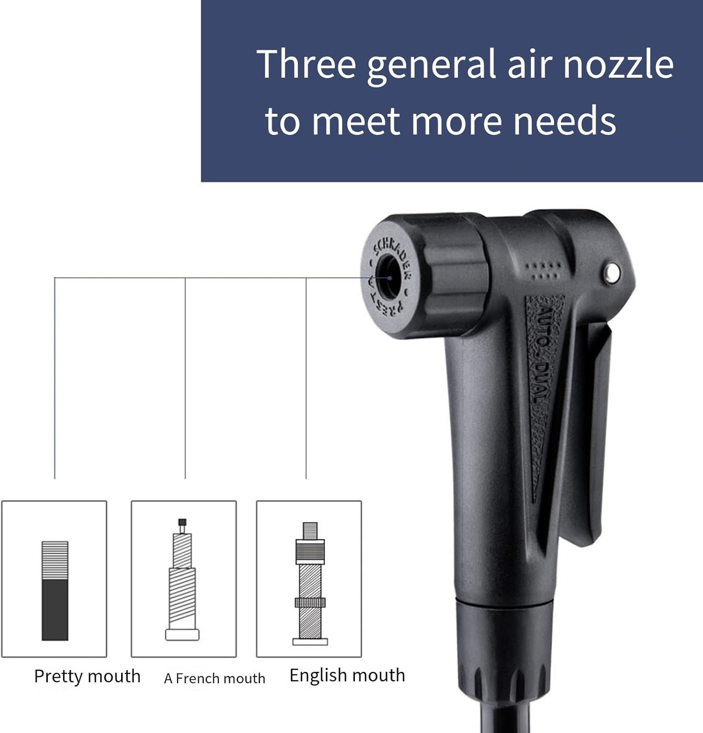 High Pressures Bicycles Pumps Mountain Universals Bike Pumps with Pressure Gauge for Various Bicycles Models Foot for Bikes