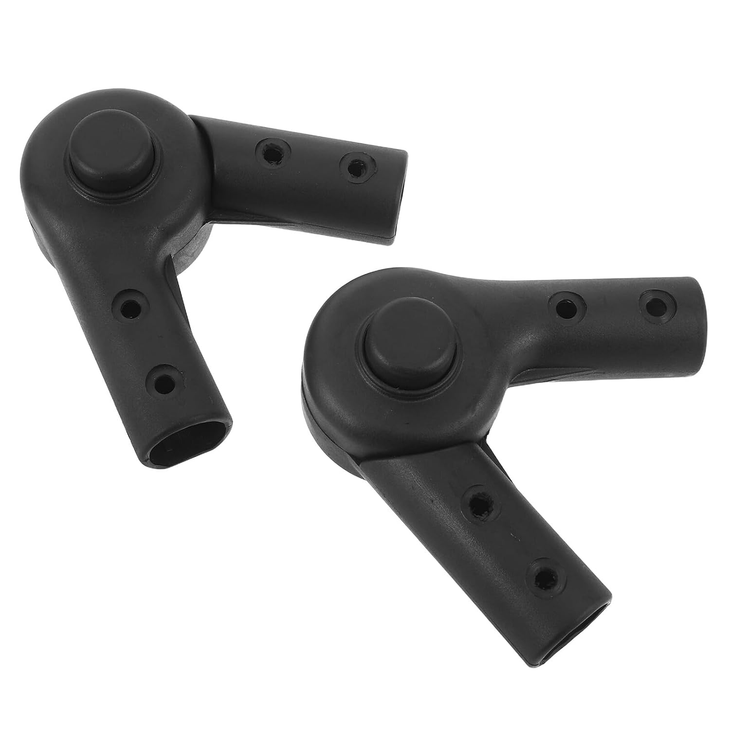 SECFOU Stroller Handlebar Connector and Folding Kit for Pushchair, Plastic Sturdy Folding Trolley Push Rod Link Suitable for 22mm Tubes, Stroller Repair Accessories