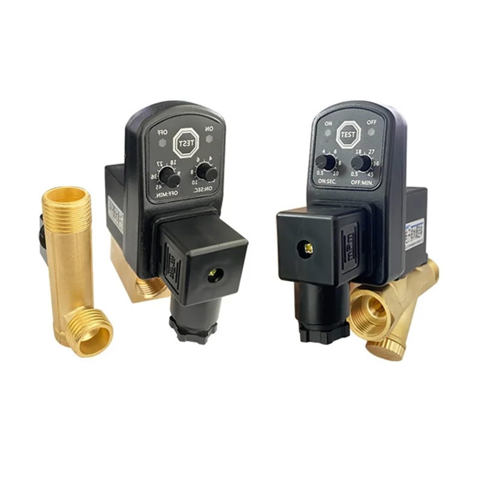1 sztuka 1/2" DN15 220 V/24 V elektroniczny zawór spustowy z mosiądzu z automatycznym programatorem czasowym OPT-A B do chłodnicy zbiornika powietrza na sucho (typ typu split-body, AC220)