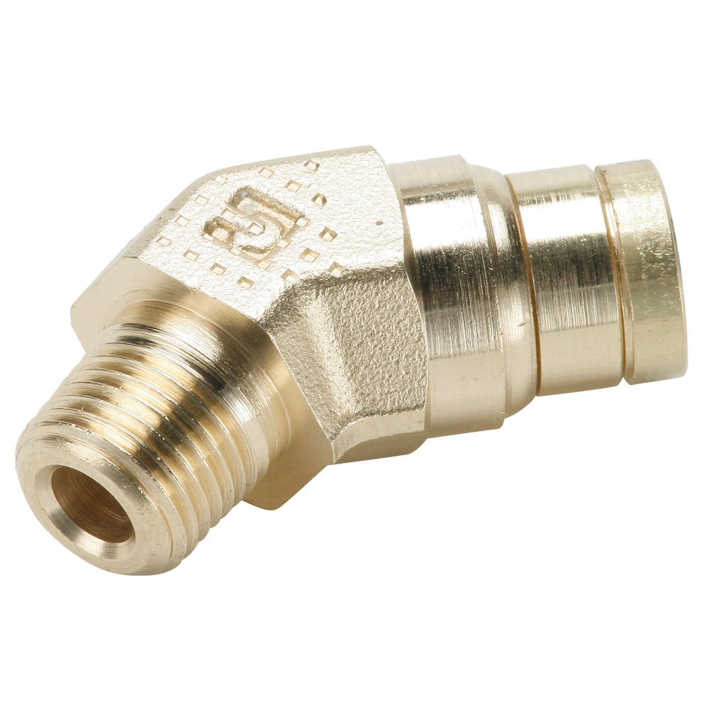Parker 179PMTNS88pk10 PushtoConnect D.O.T. Fitting, Tube to Pipe