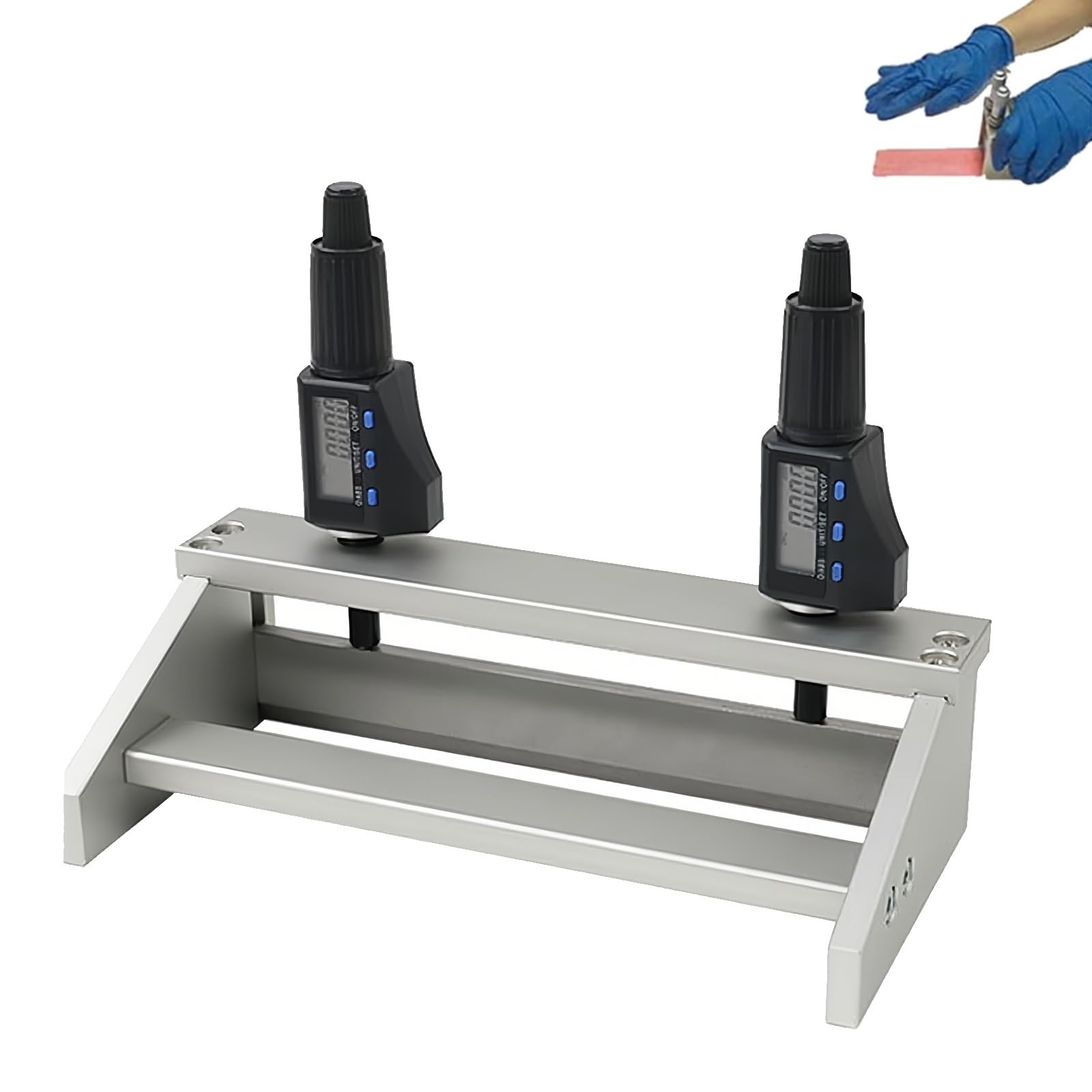 Cyfrowy aplikator folii wyświetlacza, urządzenie do przygotowywania mokrej folii, zakres pomiarowy 1-6000 μm, skrobak ze stali nierdzewnej do farb i powłok