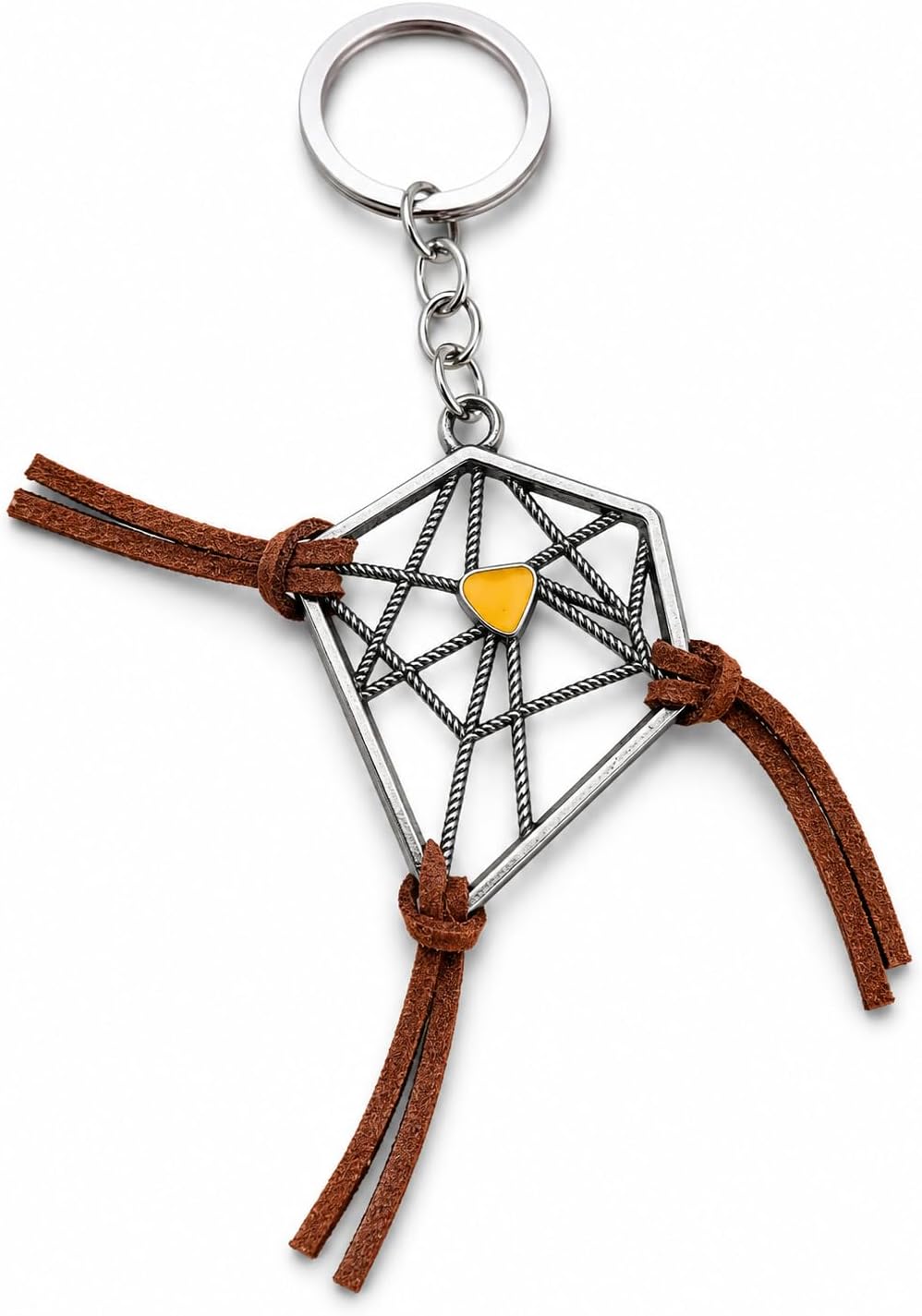Stranding Keychain, Dreamcatcher Pendant Inspired by Sam's Collection Necklace, Unique Gamer Style Keychain, Jewelry Gift for Men