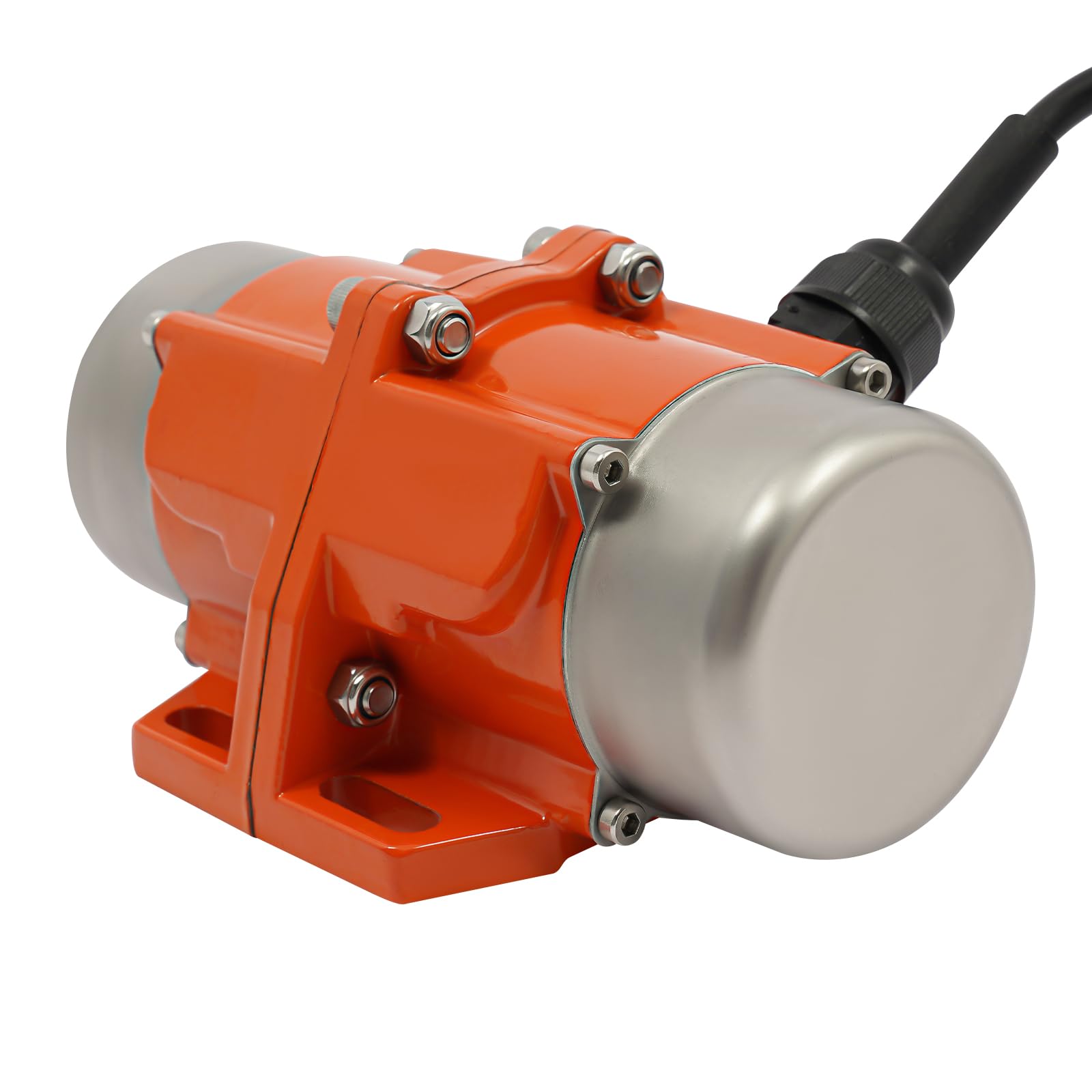 100W Vibrationsmotor mit Drehzahlregler, 1500-3000 RPM, 220V 50Hz, IP65, 1 Phase Asynchron-Vibrationsmotor, Elektrischer Rüttelmotor für Bergbau, Metallurgie, Kohle, Elektrizität, Bau (100, Watt)