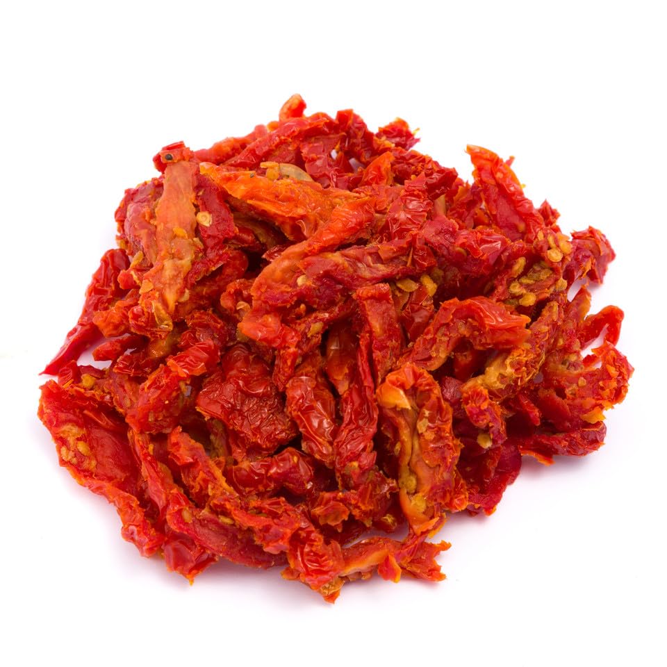 Anna and Sarah 5 Lbs, Sun-Dried Julienne Tomatoes, Ready to Eat, Moist Chewy Texture, Kosher, Vegan, Keto, Paleo, Gluten-Free, Premium Quality Vacuum Packed to Ensure Freshness, 80 oz