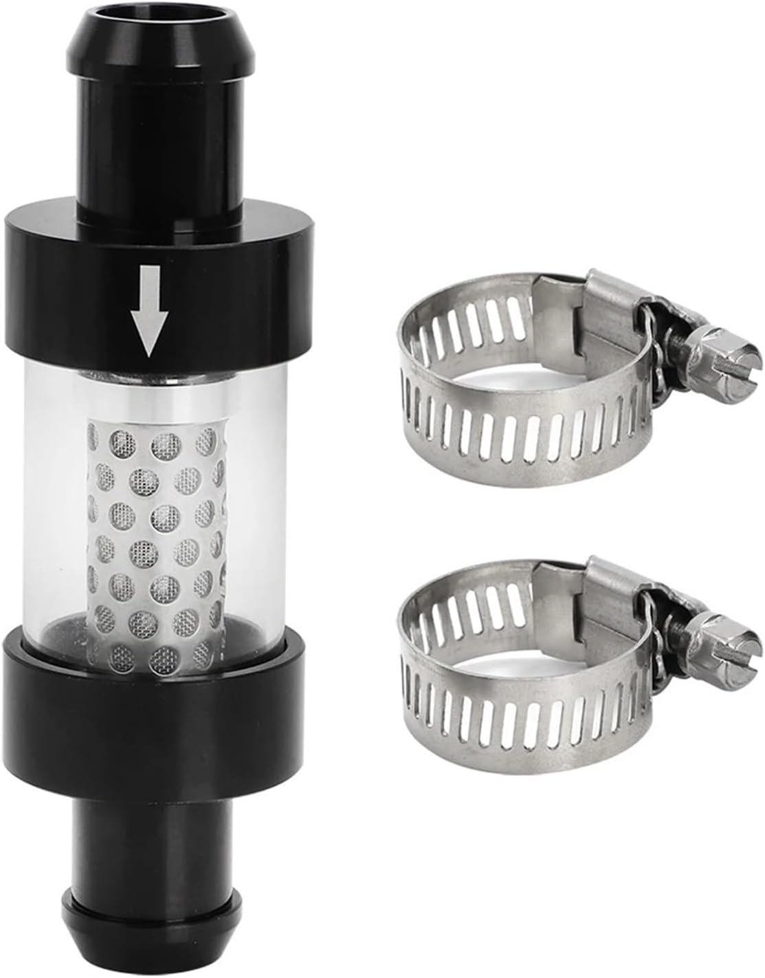 Vehicle Coolant Filter In-Line Coolant Filter 1/2" 3/4" Filter For Auto Truck Construction Equipment Off Road Heavy Duty Marine(19MM Filter)