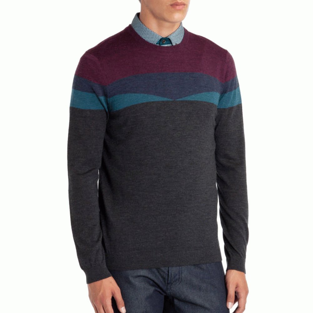 Ted Baker Men's Short Sleeve Colour Block Crew