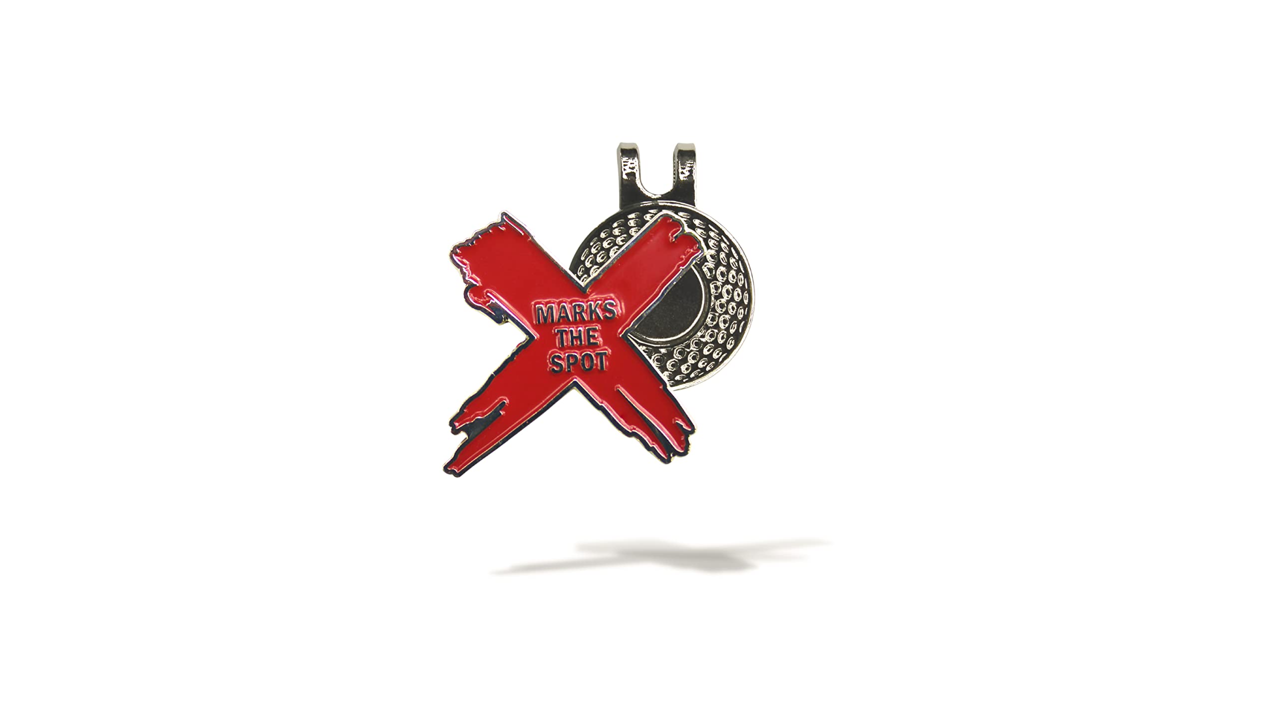 MULLIGAN HOOLIGANGolf Ball Marker + Magnetic Hat Clip, Funny and Unique Golf Gift, Premium Quality, The Perfect for Your Favorite Golfer, Golf Accessories for Any Occasions (Marks The Spot)
