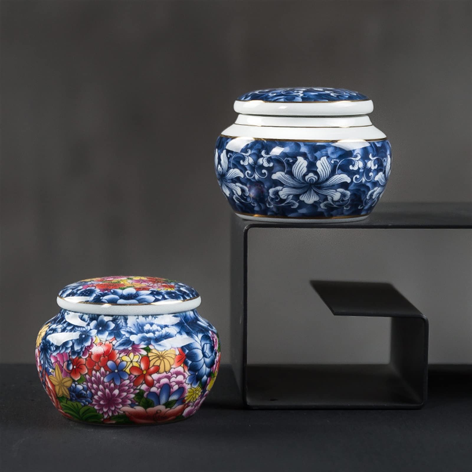 Huisdier urn, hond urn, kat urn, gedenkteken, crematie huisdier urn, urnen met fotolijsten (zwart, en