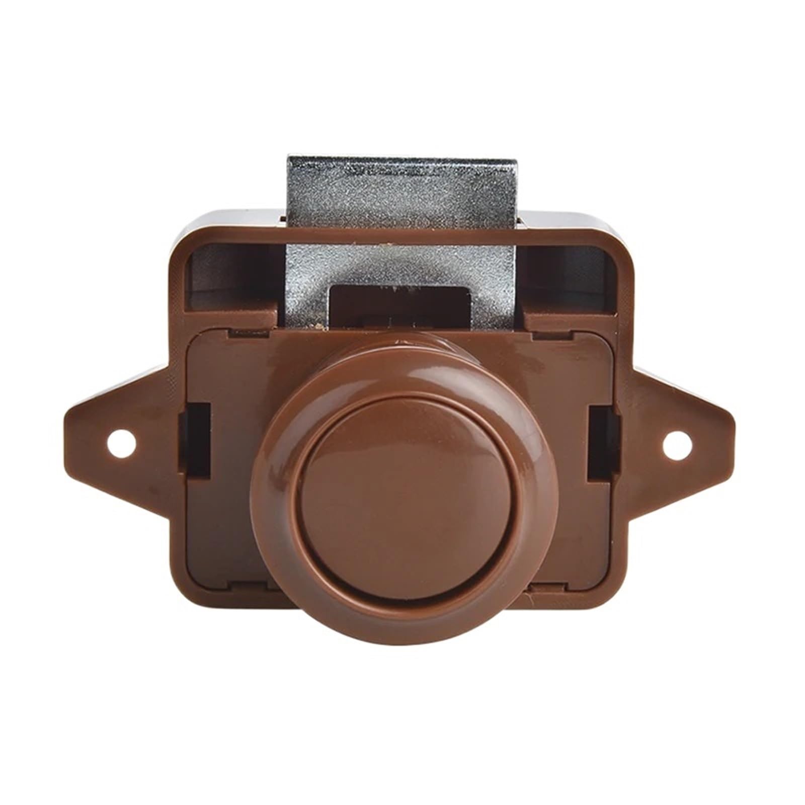 Jwvialel 5 26Mm Push Lock Home Kitchen Cabinet Drawer Latch Button Locks Furniture Hardware 1Pcs(5)