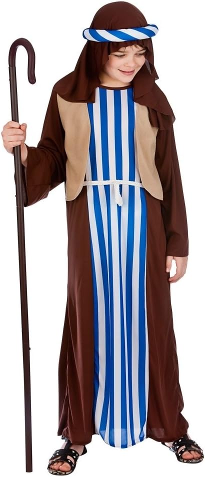 Wicked Costumes Kids Joseph Nativity Fancy Dress Costume - Small (Ages 3-4)