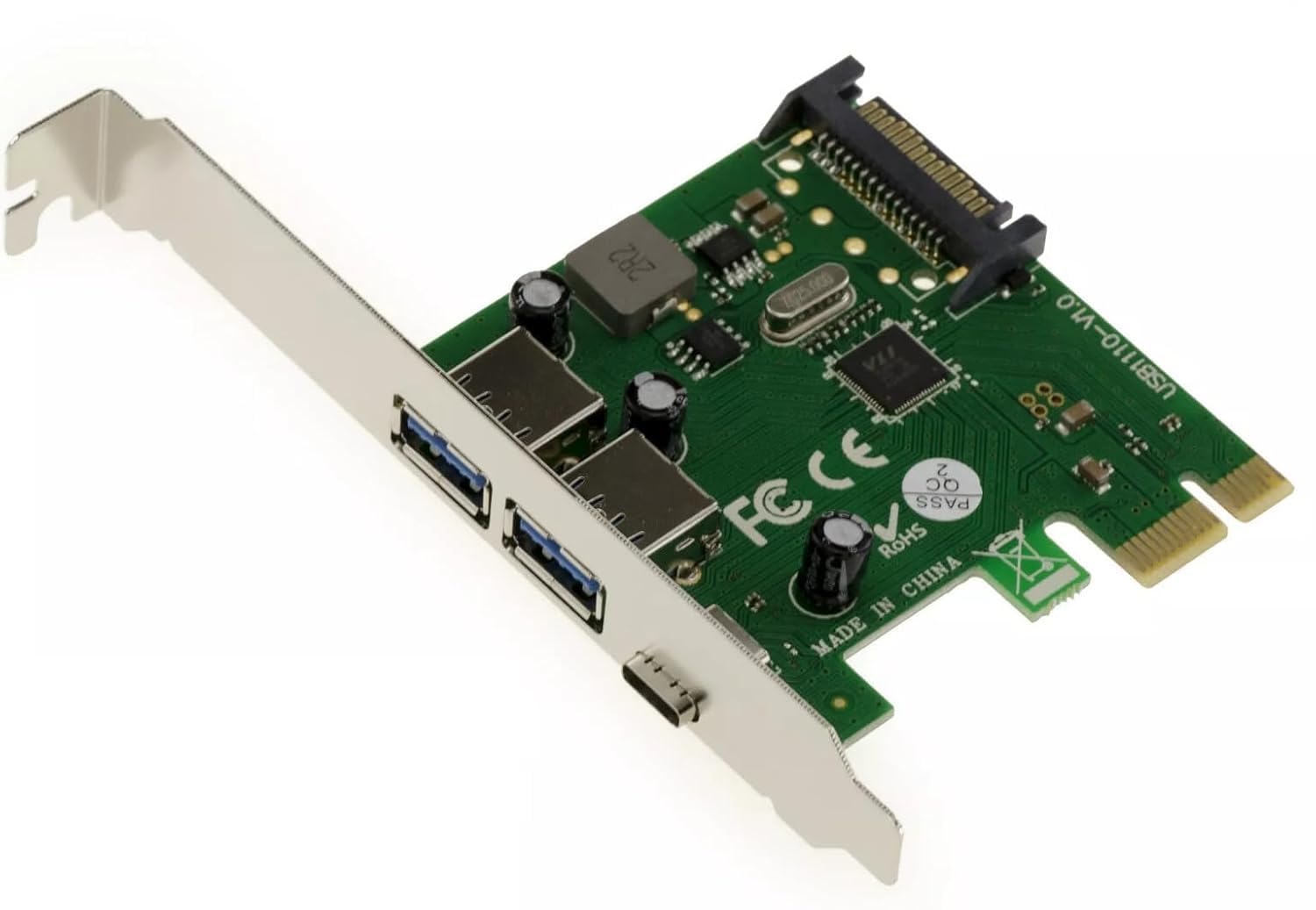BOXNUBE 2 Port USB 3.0 + 1 Port USB Type C PCI-E Card | 2 x USB A 3.0, 1 x USB C 3.2 Ports-picture-14