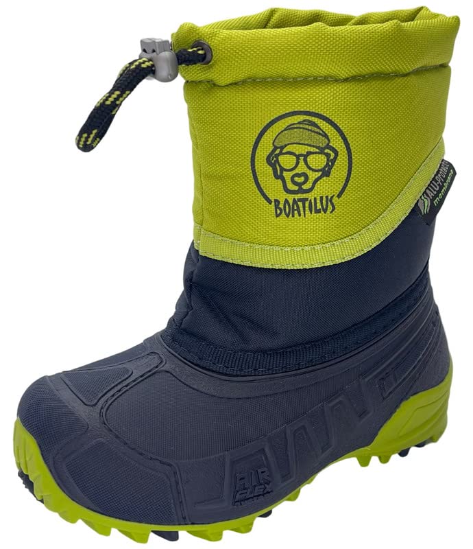 BOATILUS HYBRID Schneestiefel, Schneestiefel für Kinder, warmes recyceltes Fleecefutter aus Wasserflaschen,