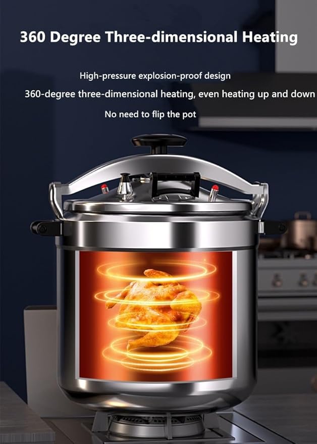 Olla a Presión 80L IOCCIOBB, 110V, 500W, Aluminio miniatura 4