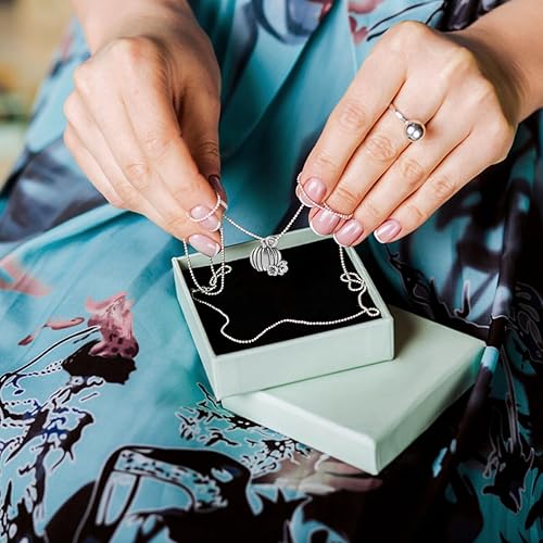 Miniatura 9 de Ciieeo 80 dijes de Halloween de aleación de calabaza para hacer joyas, pulseras, collares, aretes, manualidades, decoración de Halloween (plateado),