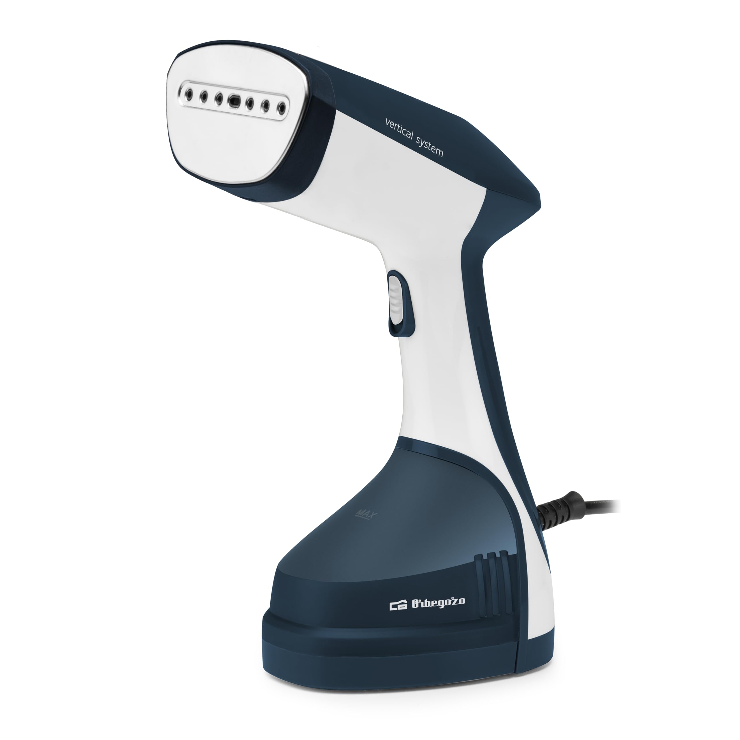 Orbegozo SVT 1200 Plancha Vertical a Vapor 1600W, Depósito Extraíble, Calentamiento Rápido, Vapor Continuo, Diseño Ligero y Ergonómico, Protección Sobrecalentamiento, Cable Extra Largo