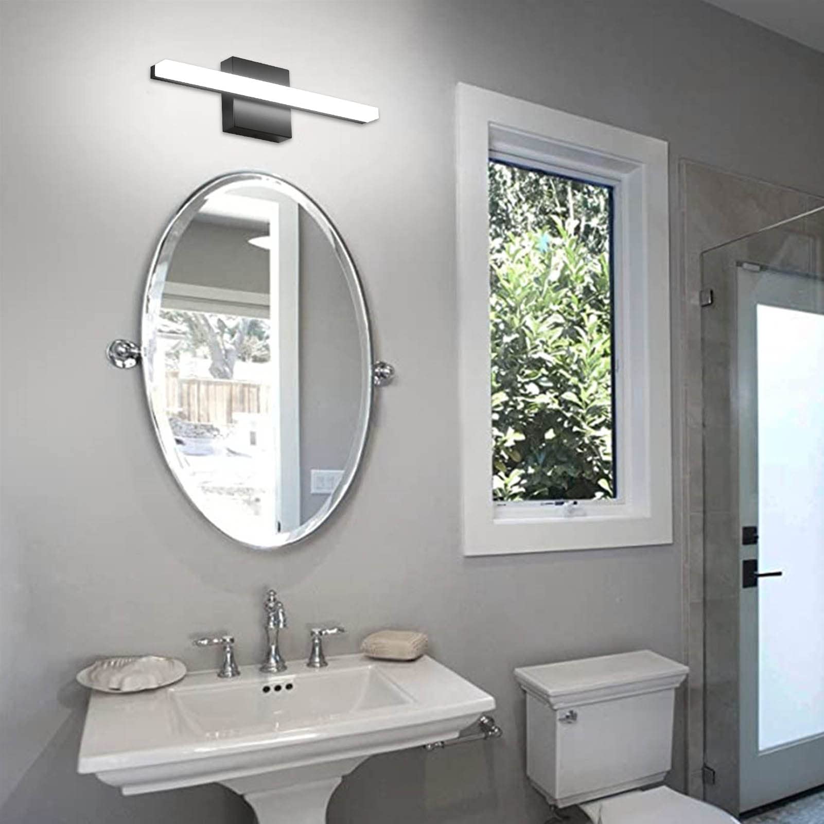 Barra de Luz LED para Espejo de Ahorro de Energía, sin óxido, sobre Espejo, Luz de Tocador para Baño, Dormitorio, Hierro y Acrílico de 6000K, 15,7 Pulgadas
