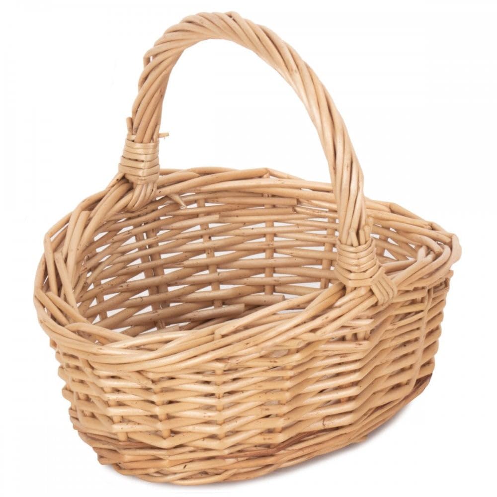 Child Wicker Shopping Baskets : Flower Girl Wedding Easter Egg Hunt Willow Shopper Gift Hamper Basket (1, SMALL)