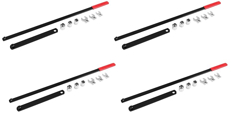 Kit de ferramenta para correia serpentina Performance Tool W84010 com cabo longo, soquetes e chaves crowfoot, 8 peças