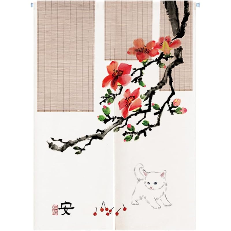 インテリア ポスターフレーム のれん 暖簾 和風 カーテン かわいい お洒落 カラー デザイン 和室 洋室兼用 リビング 台所 洗面所 玄関用のれん 間仕切り 目隠し 省エネ エコ 水墨画 縁起物 開運のれん 風水 置物 80 150 ファブリック お部屋 飾り インテリア雑貨 ブルー
