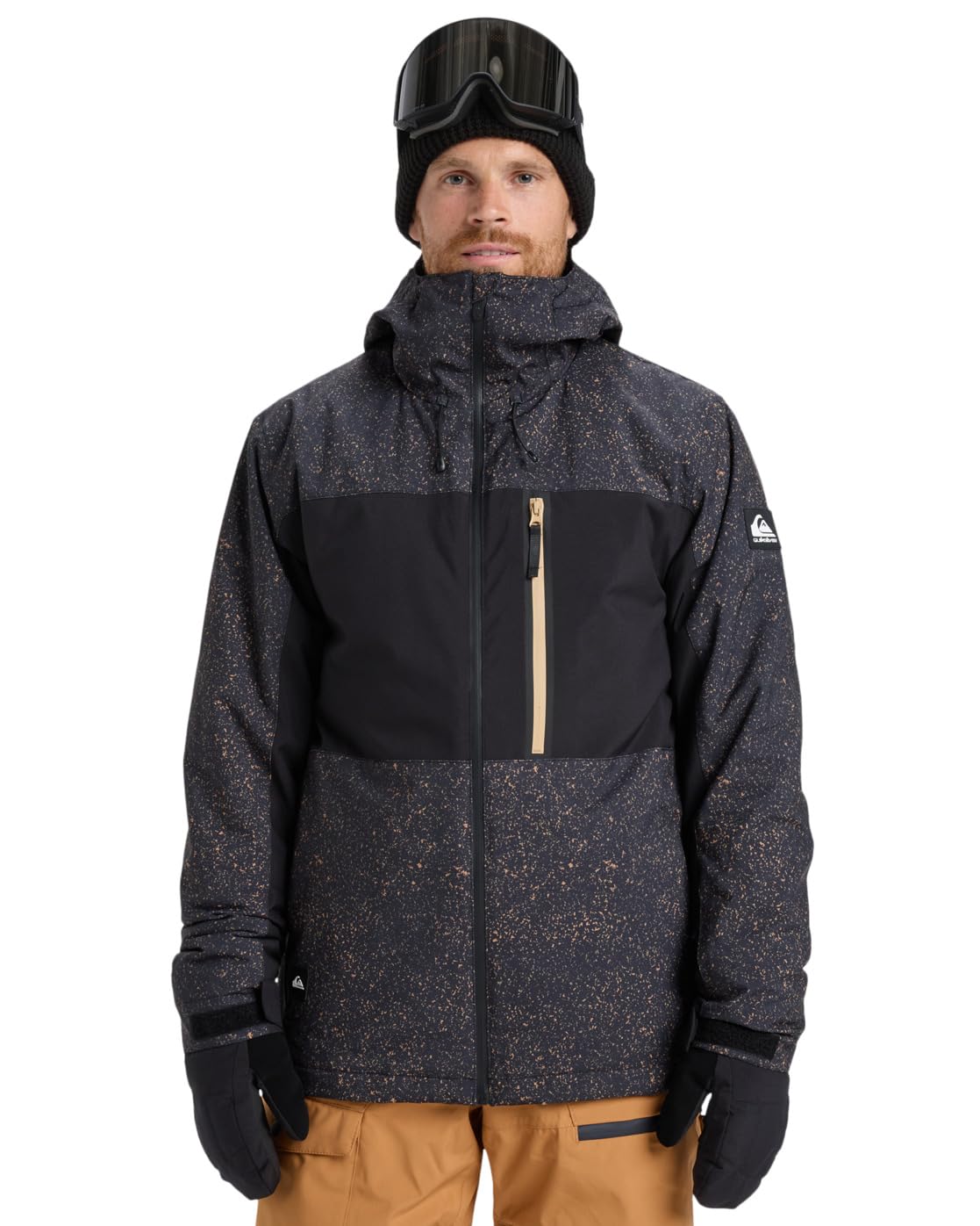 Quiksilver Snow Jacket Sycamore Printed Jacket Men's Black S