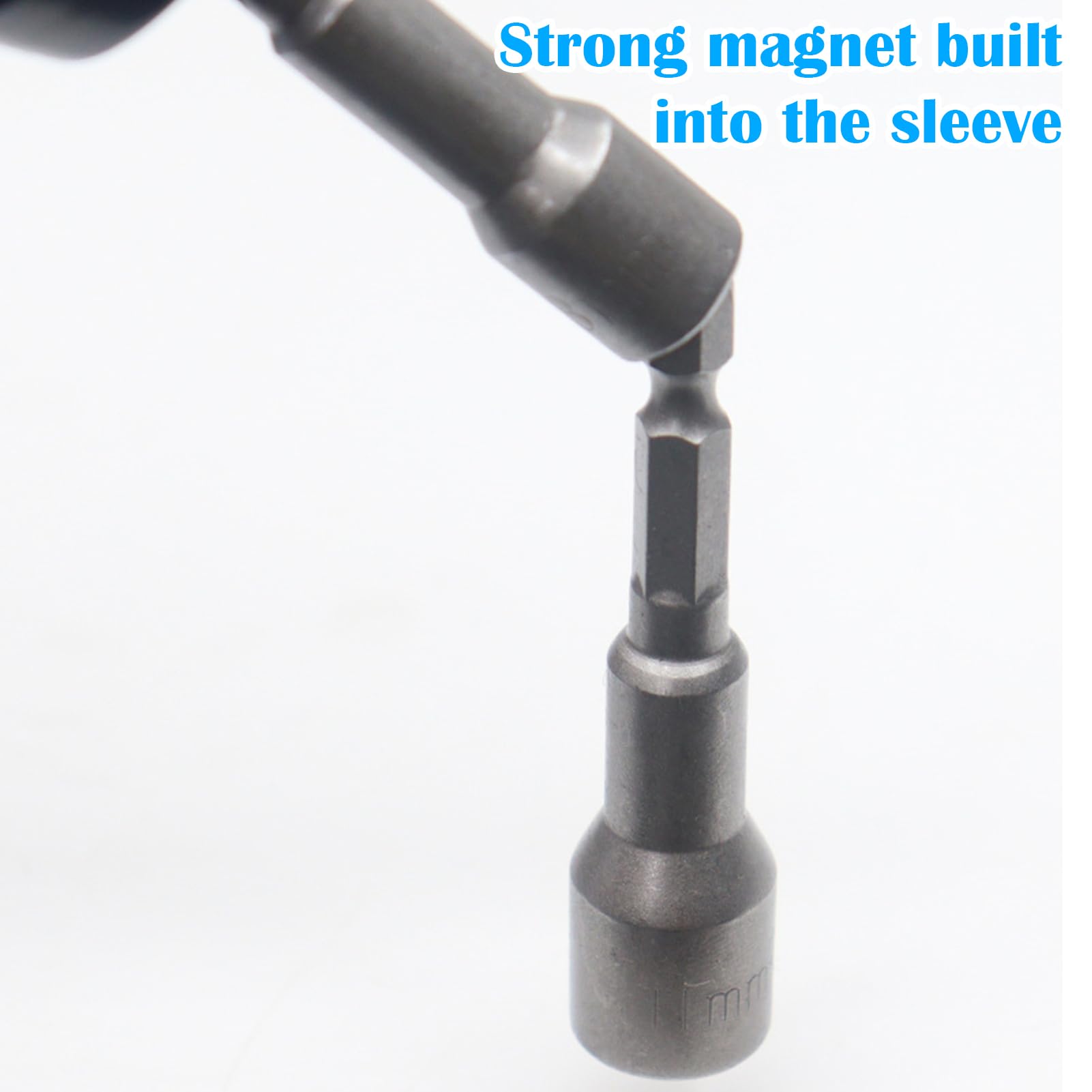 Fixinus Magnet-Steckschlüssel 13 Mm – 1/4 Zoll Sechskant, Für Akkuschrauber & Bohrer
