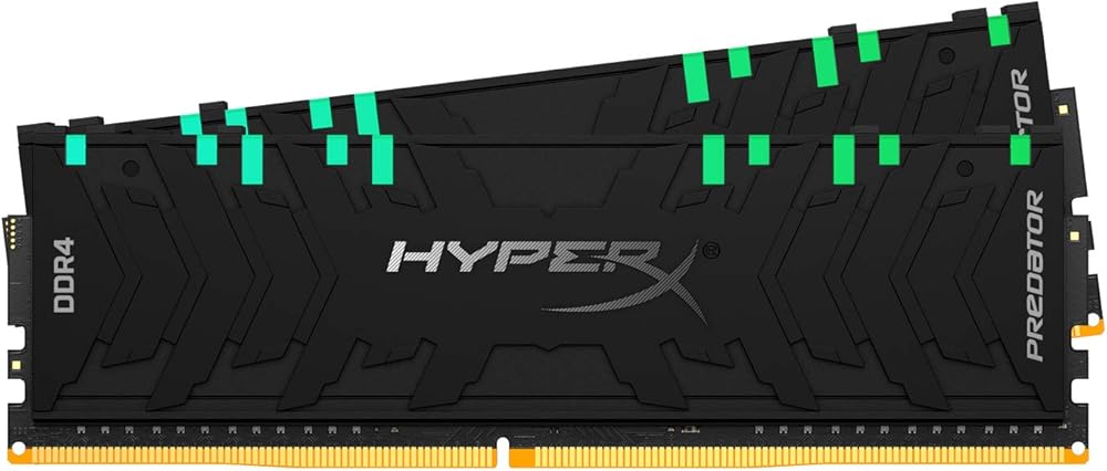 HyperX Predator DDR4 RGB 16GB Kit of 2 (2 x 8GB) 4000MHz CL19 DIMM XMP RAM Memory with Infrared Sync Technology - View 1