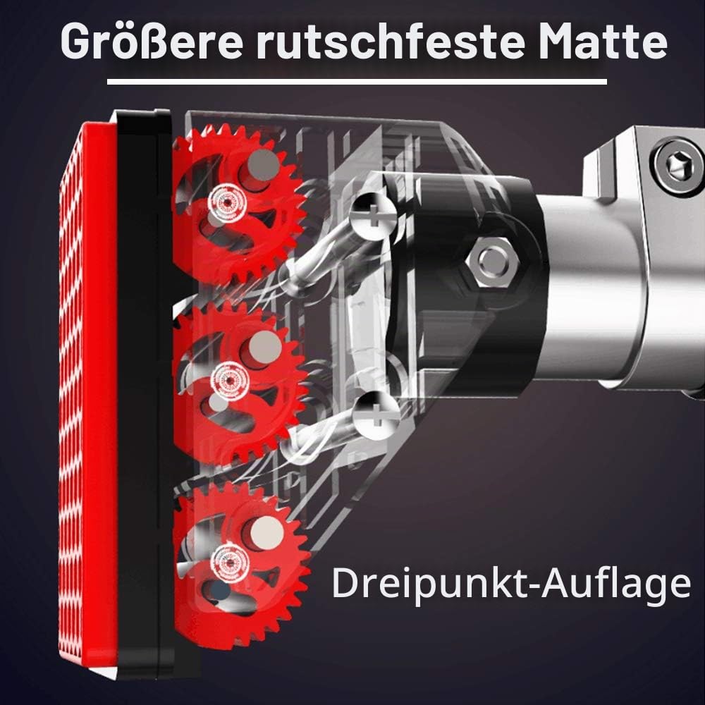 Verstellbare Klimmzugstange Türrahmen– Keine Schrauben verstellbare Breite 丨Stabiles Türreck mit Traglast bis zu 200kg – mit verlängerten Handgriffen ohne Bohren 94-126cm
