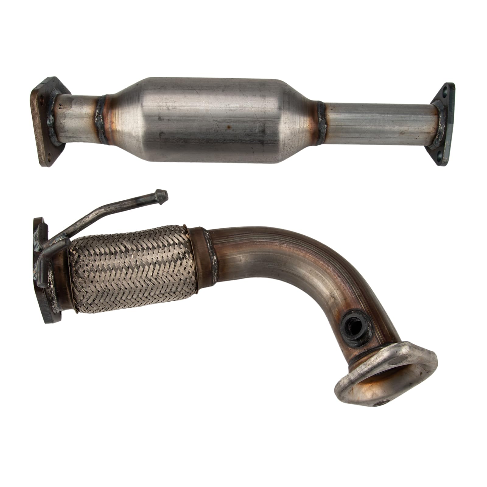 KAC Front Exhaust Flex Pipe And Catalytic Converter For Accord 2.4L 2003-2007,Stainless Steel Catalytic Convertor 16299, 52349 (EPA Complaint)