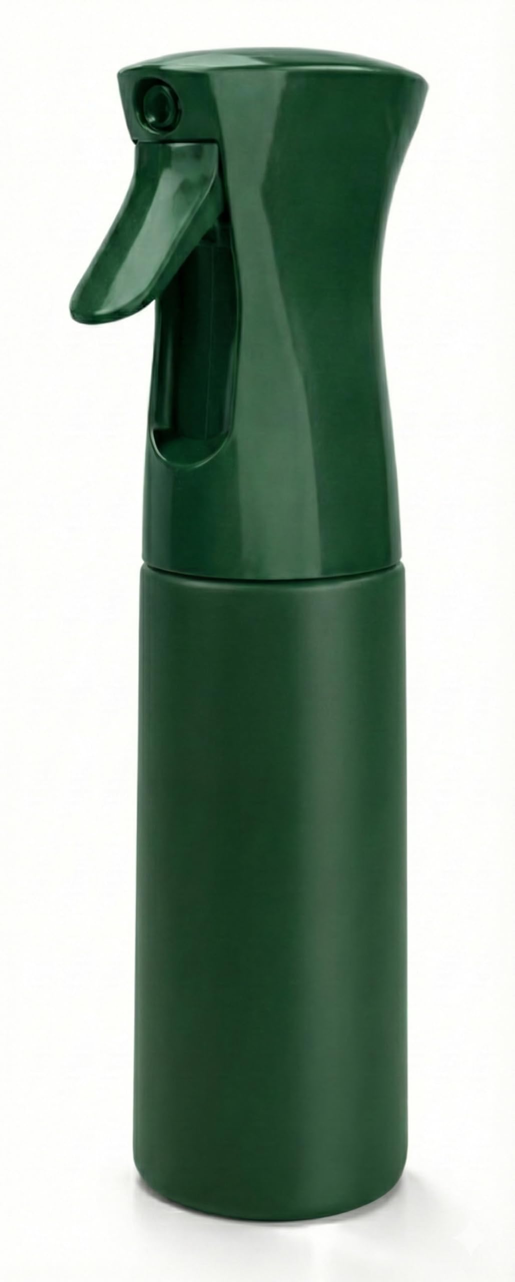 Hula Home Continuous Spray Bottle for Hair (10.1oz/300ml) Empty Ultra Fine Plastic Water Mist Sprayer – For Hairstyling, Cleaning, Salons, Plants, Essential Oil Scents &amp; More - Green