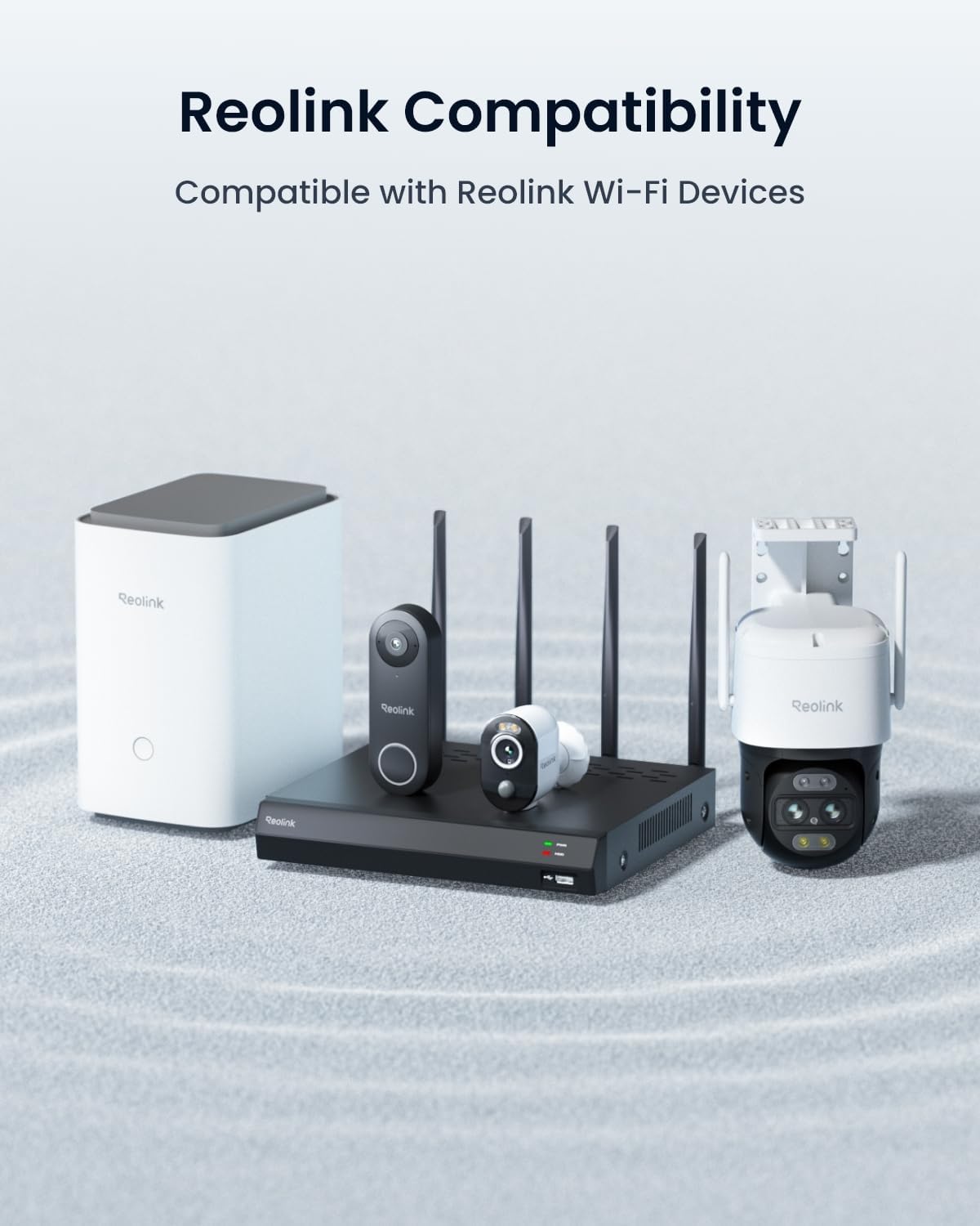 Wireless Camera System with WiFi Extender Bundle, WiFi Mesh, AP (Access Point) Mode